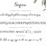 Sofia Font Poster 5