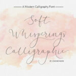 Soft Whisperings Font Poster 1