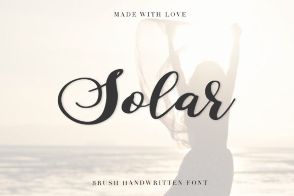 Solar Font Poster 1