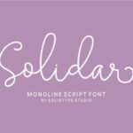 Solidar Font Poster 1