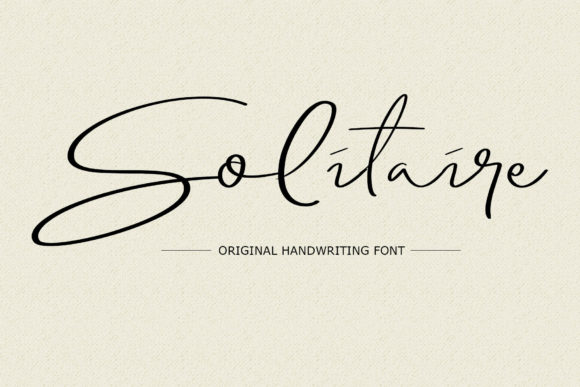 Solitaire Font