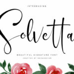 Solvetta Font Poster 1