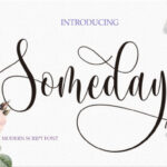 Someday Font Poster 1