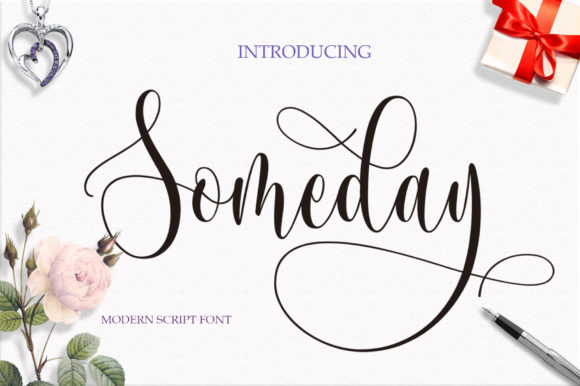 Someday Font Poster 1