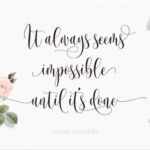 Someday Font Poster 9