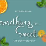 Something Sweet Font Poster 1