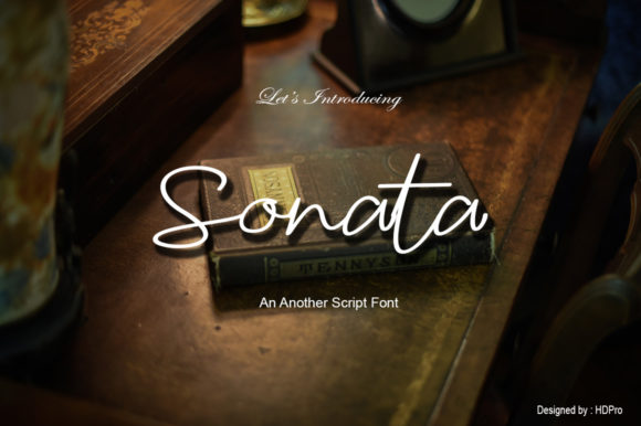 Sonata Font Poster 1