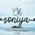 Soniya Font Poster 1