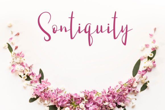 Sontiquity Font Poster 1
