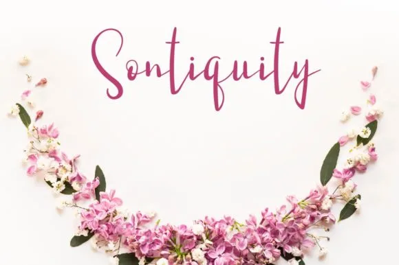 Sontiquity Font Sontiquity Font Poster 1