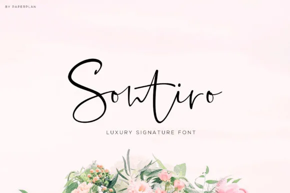 Sontiro Font Sontiro Font Poster 1