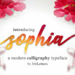 Sophia Font Poster 1