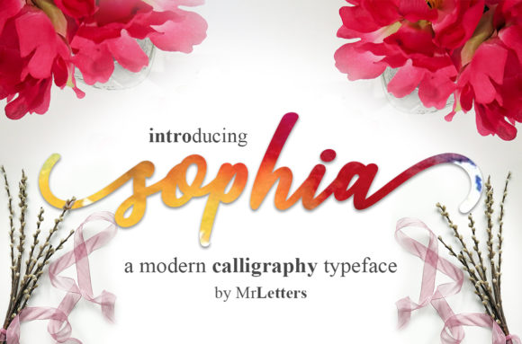 Sophia Font Poster 1