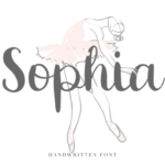 Sophia Font Poster 1