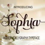 Sophia Font Poster 1