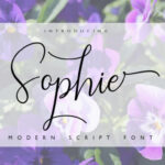 Sophie Font Poster 1