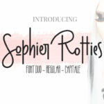 Sophier Rotties Duo Font Poster 1