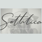 Sottalica Font Poster 1