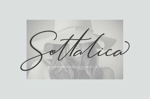 Sottalica Font Poster 1