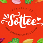 Sottee Font Poster 1