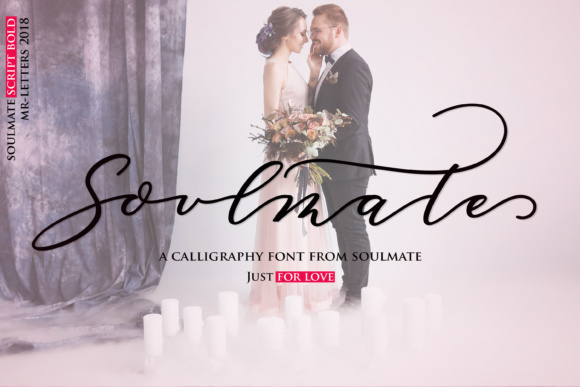 Soulmate Script Font Poster 1