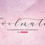 Soulmate Script Font Poster 2