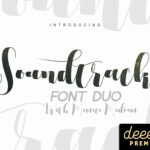 Soundtrack Font Duo Font Poster 1