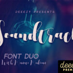 Soundtrack Font Duo Font Poster 5