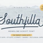 Southfilla Script Font Poster 1