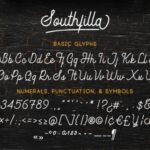 Southfilla Script Font Poster 3