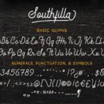Southfilla Script Font Poster 3