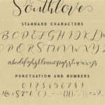Southlove Script Font Poster 6