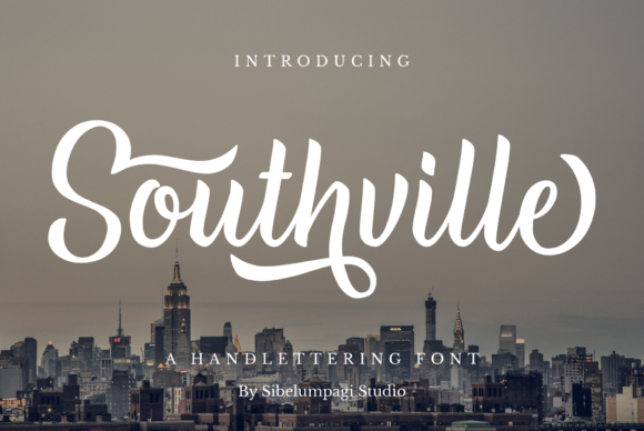 Southville Font Southville Font Poster 1