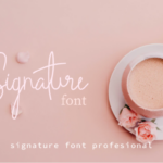 Soutralia Signature Font Poster 5