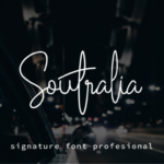 Soutralia Signature Font Poster 6