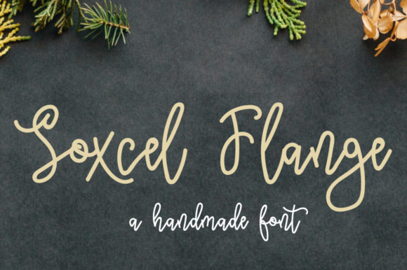 Soxcel Flange Font