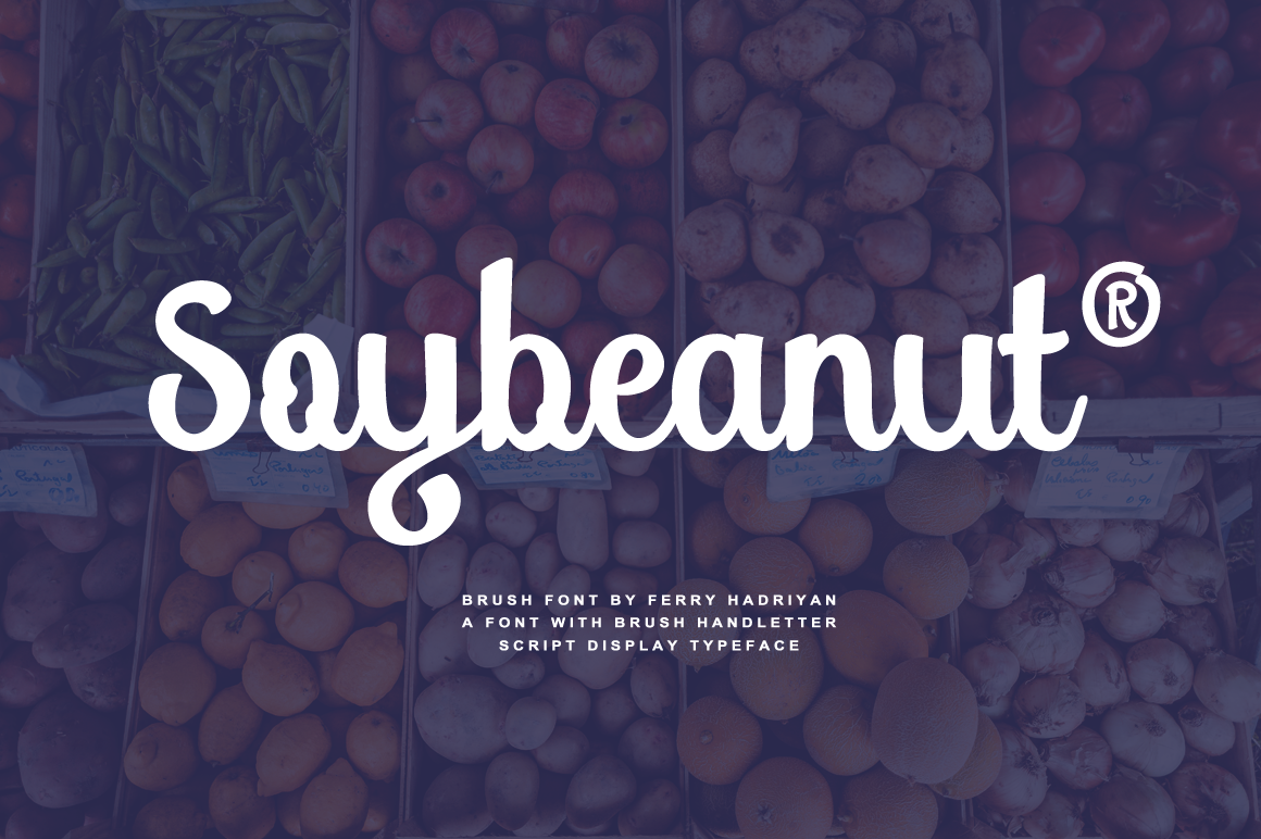 Soybeanut Font Poster 1