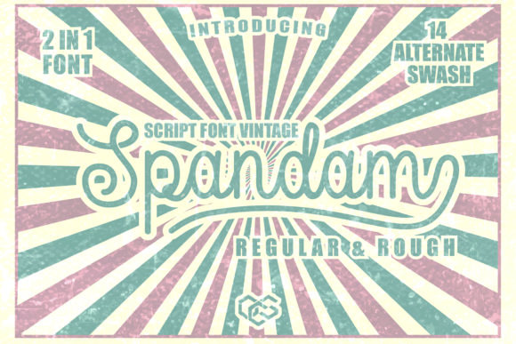Spandam Font Poster 1
