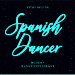 Spanish Dancer Font Poster 1