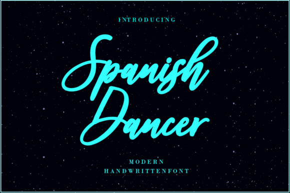 Spanish Dancer Font Poster 1