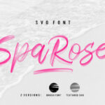 Sparose Font Poster 1