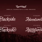 Sparrowhawk Script Font Poster 4