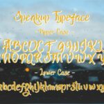 Speakup Script Font Poster 7