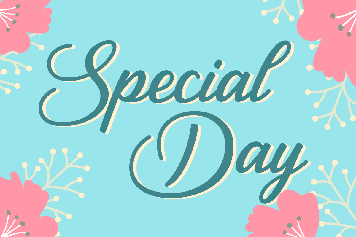 Special Day Font Poster 1