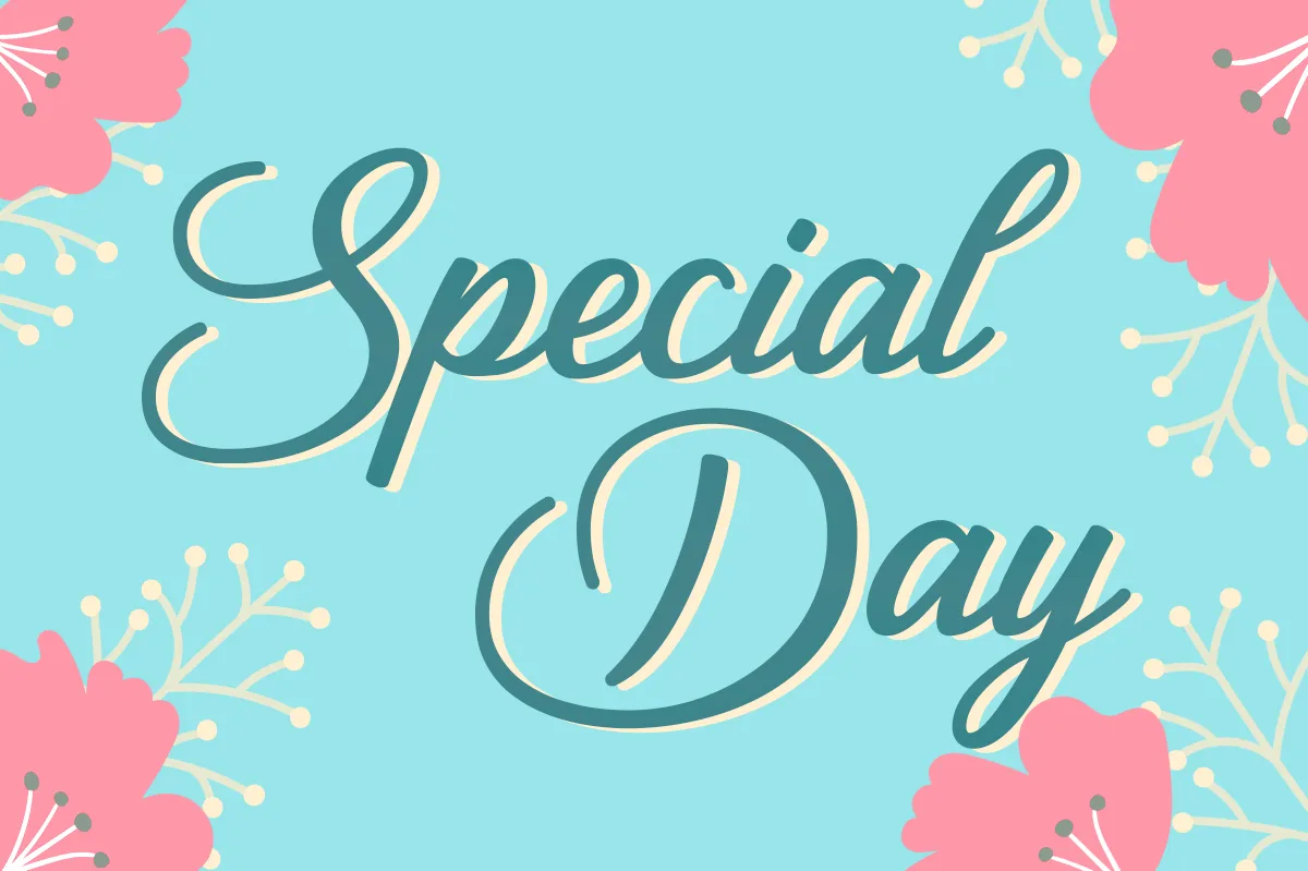 Special Day Font Special Day Font Poster 1