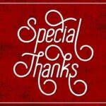 Special Thanks Font Poster 1