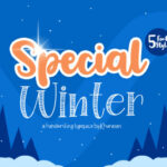 Special Winter Family Font Poster 1