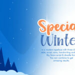 Special Winter Family Font Poster 2