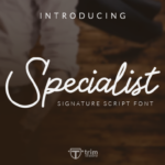 Specialist Font Poster 1
