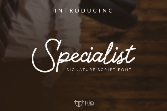 Specialist Font Poster 1